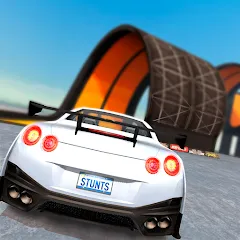 Скачать взломанную Car Stunt Races: Mega Ramps (Кар Стант Рейсы)  [МОД Unlimited Money]