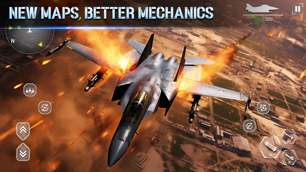 Aircraft Strike: Jet Fighter [МОД Mega Pack] Screenshot 4