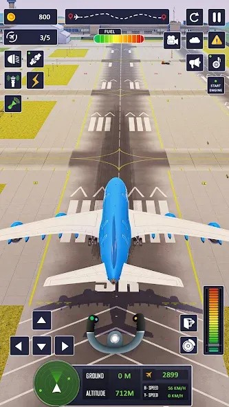 Airplane Game Flight Simulator [МОД Unlimited Money] Screenshot 2