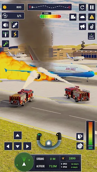 Airplane Game Flight Simulator [МОД Unlimited Money] Screenshot 5
