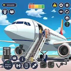 Взлом Airplane Game Flight Simulator  [МОД Unlimited Money]