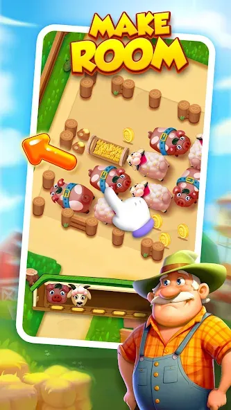 Farm Fun - Animal Parking Game (Фарм Фан) [МОД Много монет] Screenshot 1