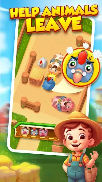 Farm Fun - Animal Parking Game (Фарм Фан) [МОД Много монет] Screenshot 3