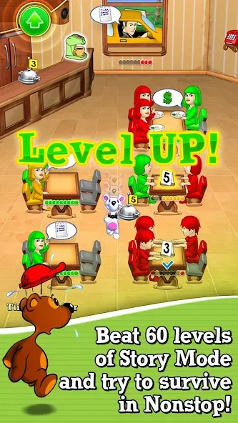 Lunch Rush HD Restaurant Games [МОД Меню] Screenshot 2