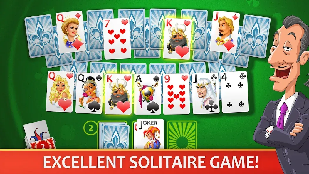 Solitaire Perfect Match [МОД Меню] Screenshot 1