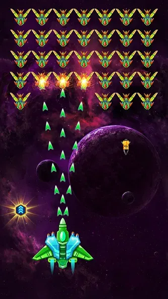 Galaxy Attack: Shooting Game (Гэлэкси Аттак) [МОД Mega Pack] Screenshot 1