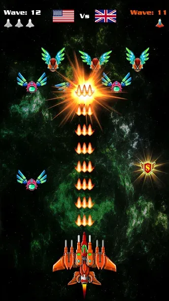 Galaxy Attack: Shooting Game (Гэлэкси Аттак) [МОД Mega Pack] Screenshot 2