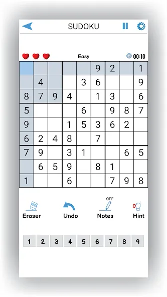 Sudoku Offline: Hard Puzzles (Судоку Оффлайн) [МОД Меню] Screenshot 1