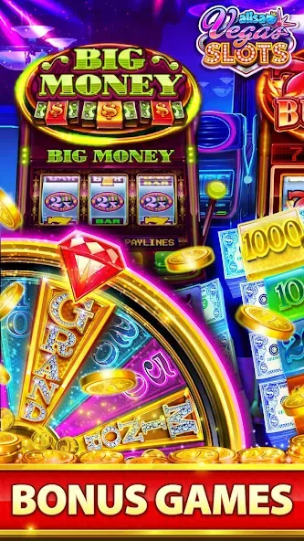 VEGAS Slots by Alisa – Free Fu (Вегас Слоты от Алисы) [МОД Unlocked] Screenshot 1