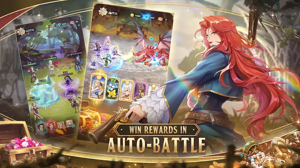 Legend of Almia:idle RPG (Легенда о Альмии) [МОД Бесконечные монеты] Screenshot 3