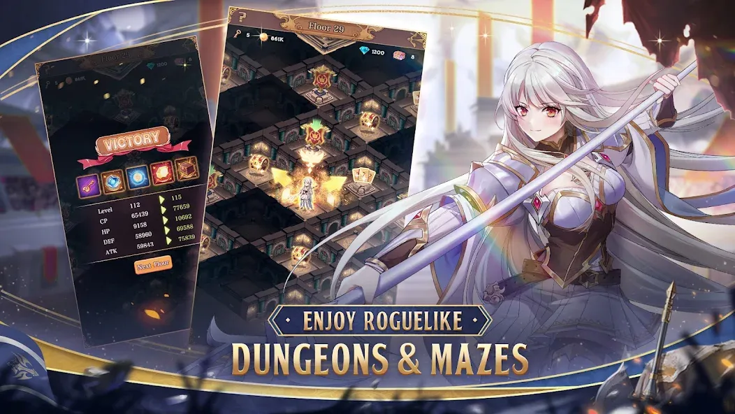 Legend of Almia:idle RPG (Легенда о Альмии) [МОД Бесконечные монеты] Screenshot 4