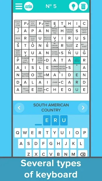 Crossword: Arrowword puzzles [МОД Бесконечные деньги] Screenshot 2