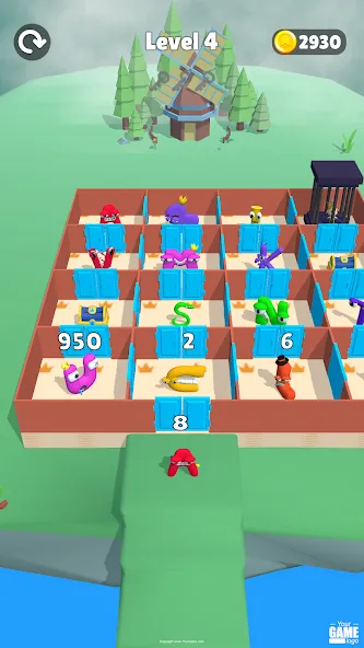 Alphabet Battle: Room Maze (Алфавит батл) [МОД Бесконечные деньги] Screenshot 2