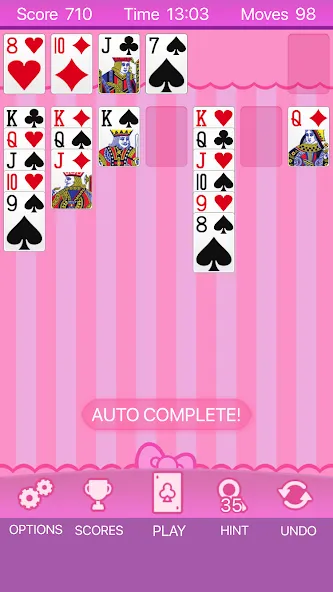 Pink Solitaire (Пинк Солитер) [МОД Меню] Screenshot 1