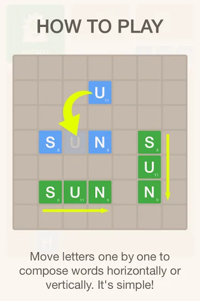 Word Monster Puzzle [МОД Бесконечные монеты] Screenshot 2