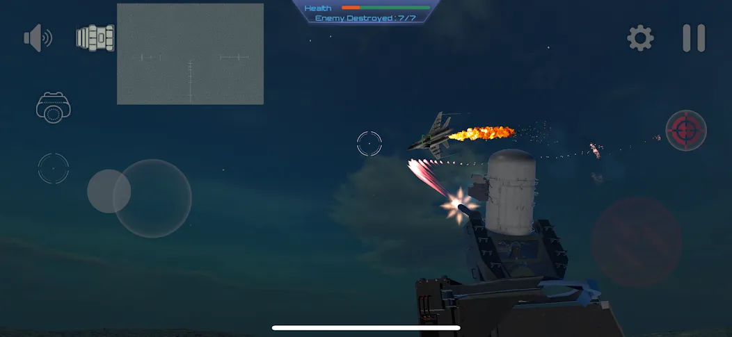 C-RAM Simulator: Air defense [МОД Бесконечные монеты] Screenshot 1