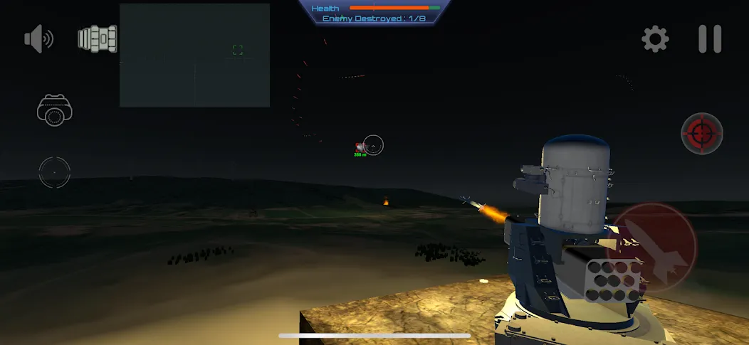 C-RAM Simulator: Air defense [МОД Бесконечные монеты] Screenshot 2