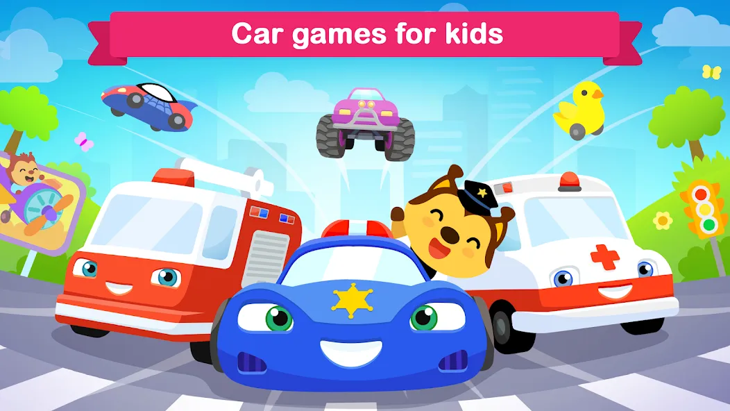 Car games for kids & toddler [МОД Бесконечные деньги] Screenshot 1