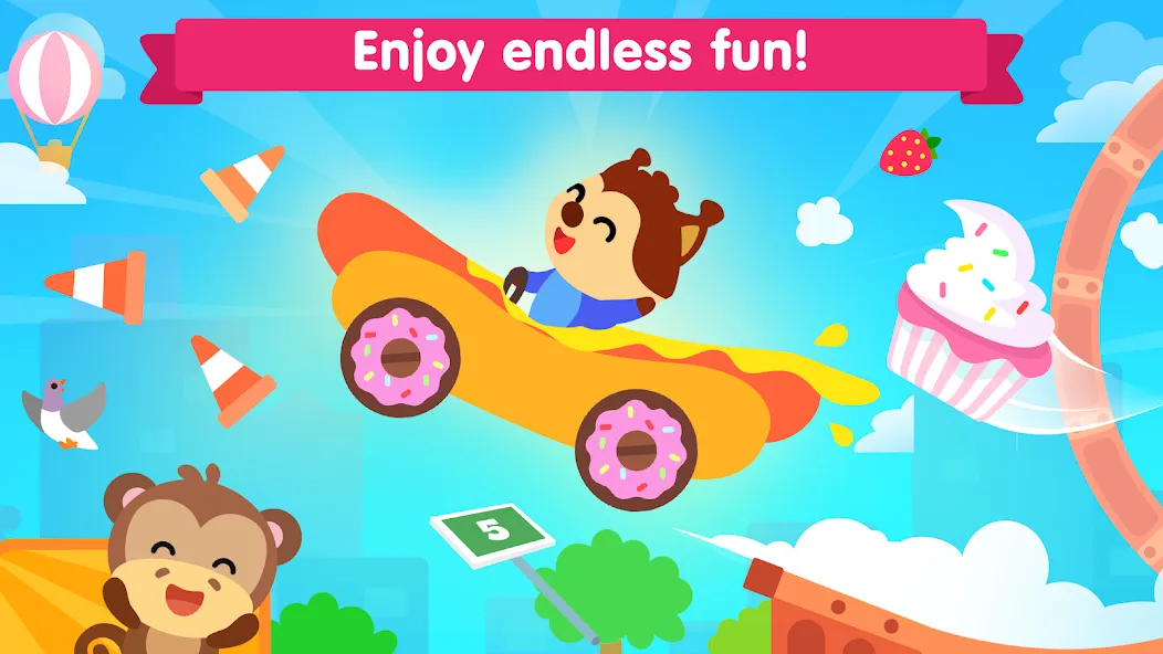 Car games for kids & toddler [МОД Бесконечные деньги] Screenshot 3