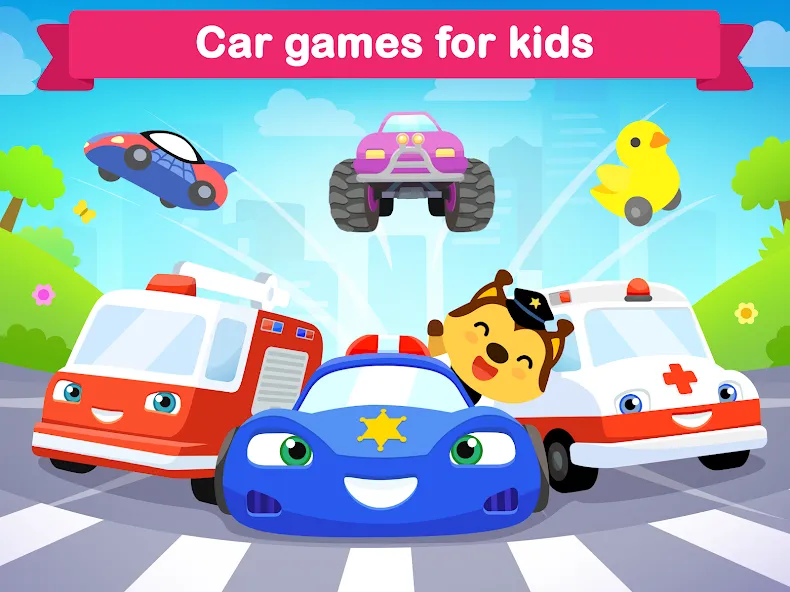 Car games for kids & toddler [МОД Бесконечные деньги] Screenshot 5