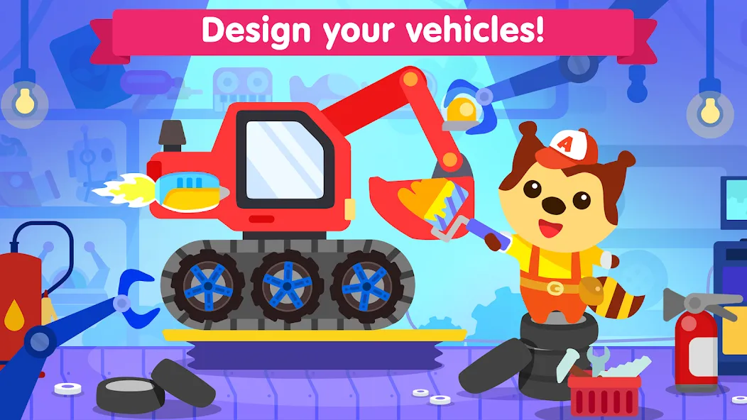 Car games for toddlers & kids [МОД Бесконечные деньги] Screenshot 1