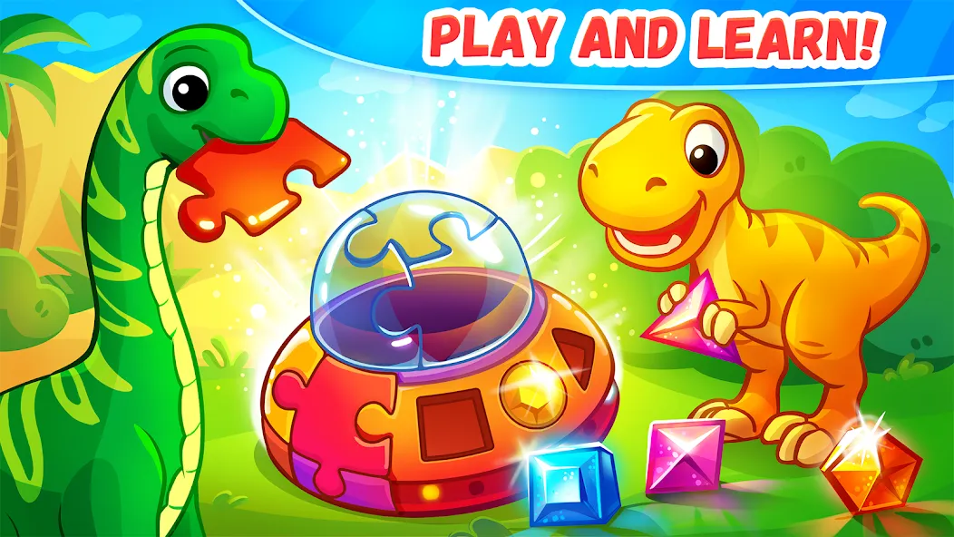 Dinosaur games for kids age 2 [МОД Бесконечные деньги] Screenshot 2