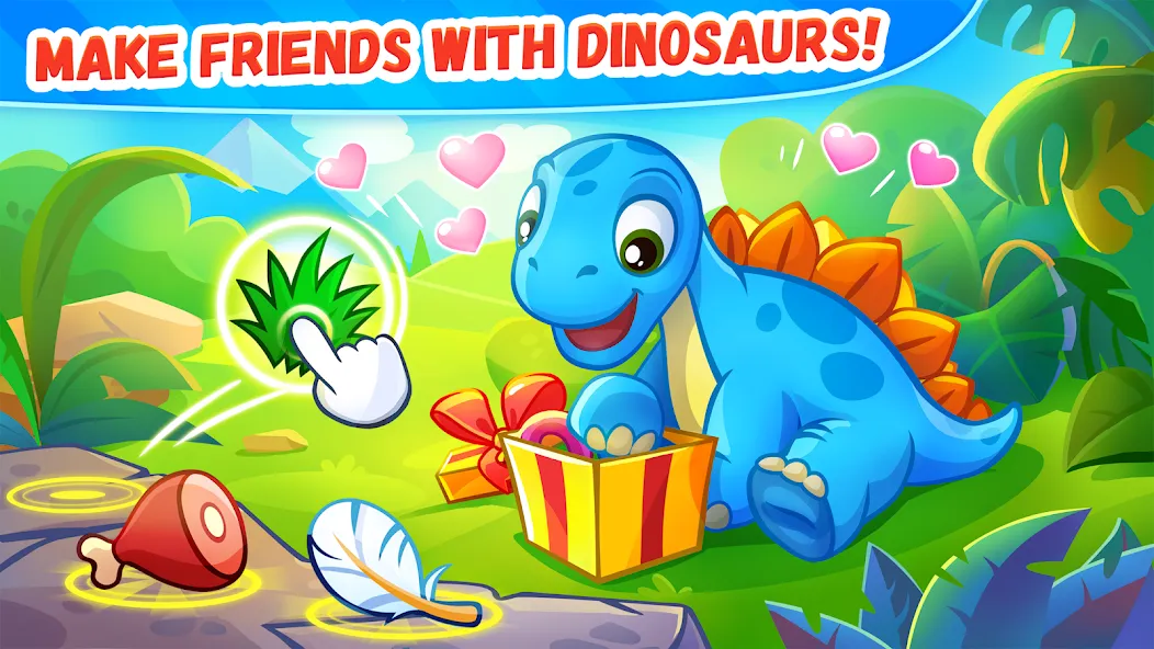 Dinosaur games for kids age 2 [МОД Бесконечные деньги] Screenshot 4