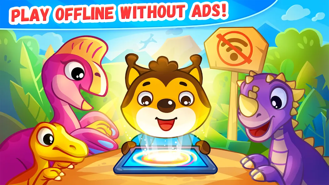 Dinosaur games for kids age 2 [МОД Бесконечные деньги] Screenshot 5