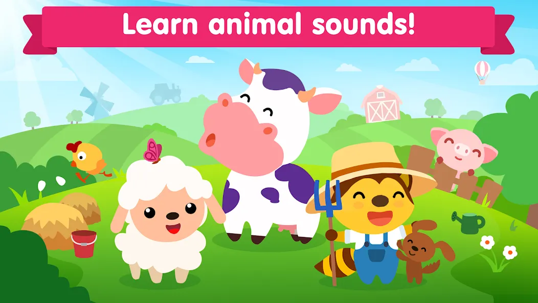 Animal sounds games for babies [МОД Menu] Screenshot 1