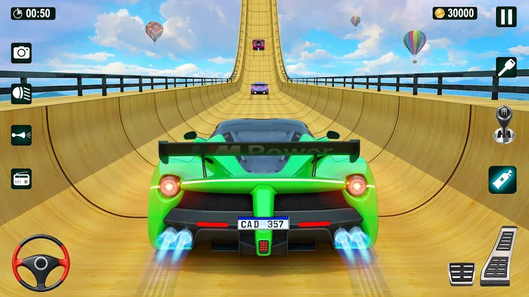 GT Car Stunt 3D: Ramp Car Game [МОД Mega Pack] Screenshot 1