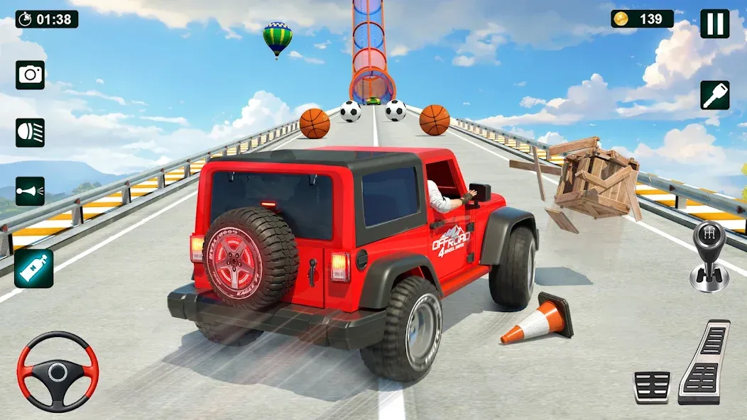 GT Car Stunt 3D: Ramp Car Game [МОД Mega Pack] Screenshot 3