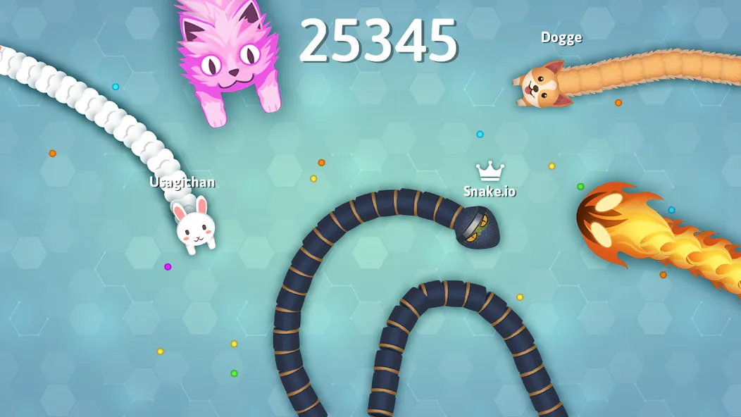 Snake.io - Fun Snake .io Games [МОД Меню] Screenshot 1