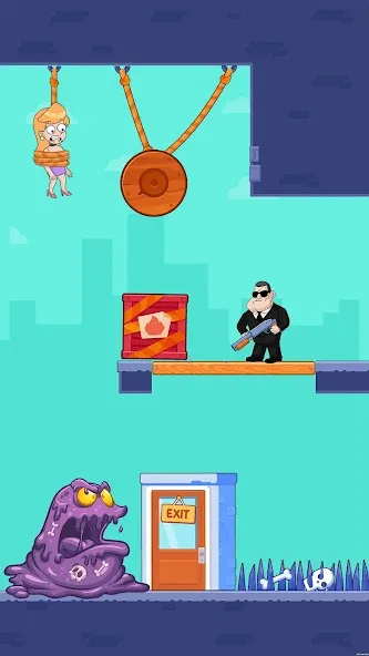 Cut Master: Fun Rope Cut Game (Кат зе Роуп) [МОД Бесконечные монеты] Screenshot 3