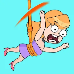 Скачать взломанную Cut Master: Fun Rope Cut Game (Кат зе Роуп)  [МОД Бесконечные монеты]