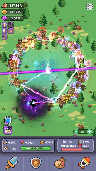 Wild Survival - Idle Defense (Уайлд Сурвивал) [МОД Menu] Screenshot 2