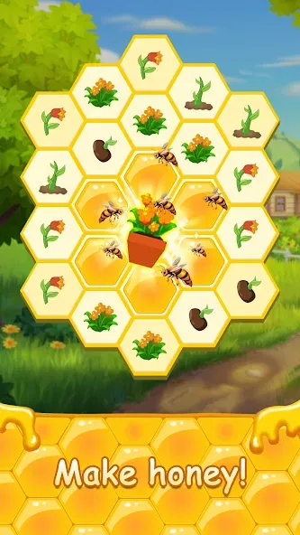 Honey Bottles - merge puzzle (Хани Ботлс) [МОД Много денег] Screenshot 3