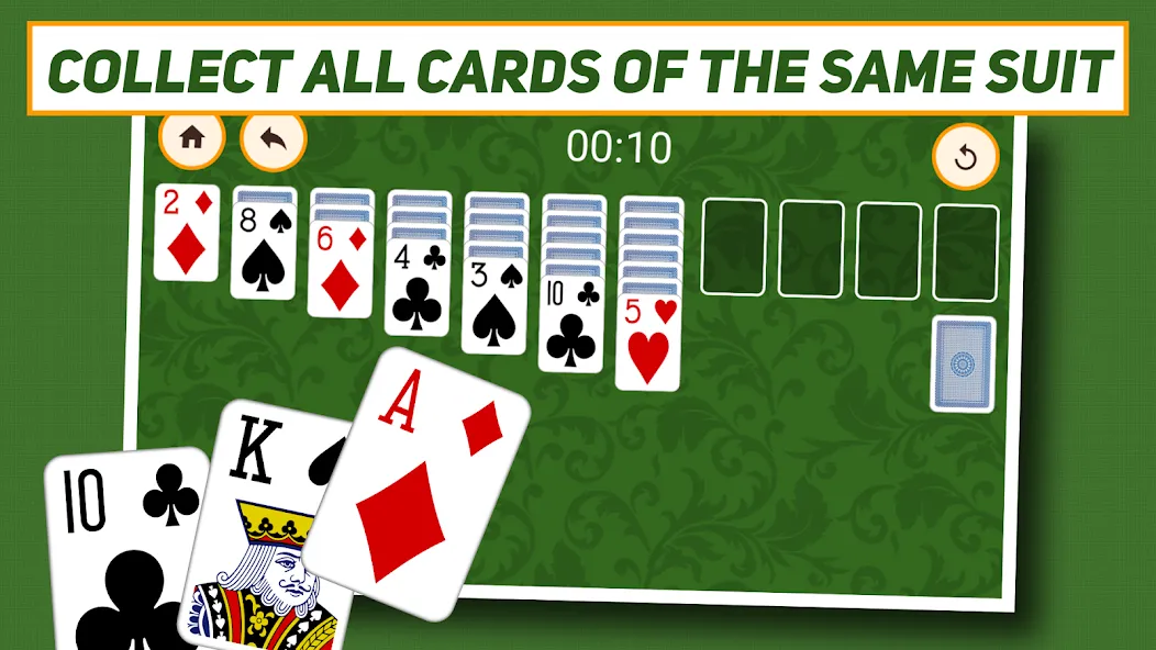 Klondike Solitaire: Classic [МОД Unlocked] Screenshot 3