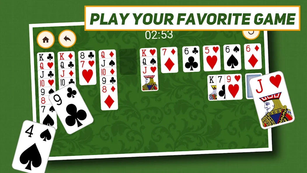 Klondike Solitaire: Classic [МОД Unlocked] Screenshot 5