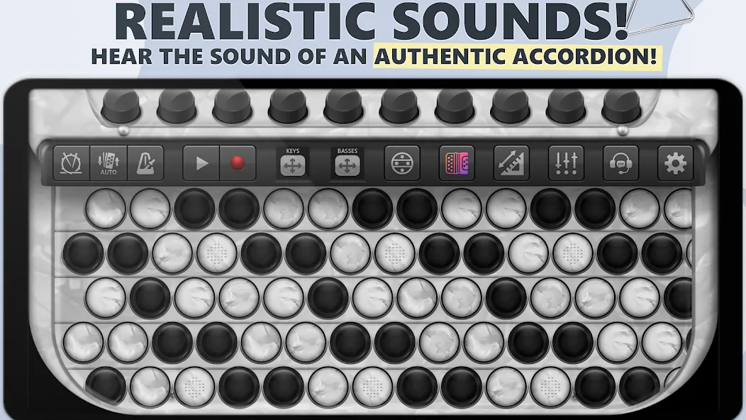 Accordion Chromatic Button (Аккордеон с хроматическими кнопками) [МОД Бесконечные деньги] Screenshot 1