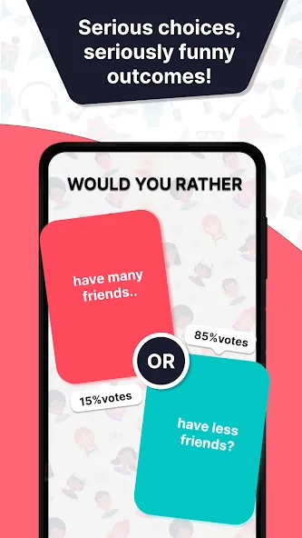 Would u Rather? Party Game [МОД Unlimited Money] Screenshot 4