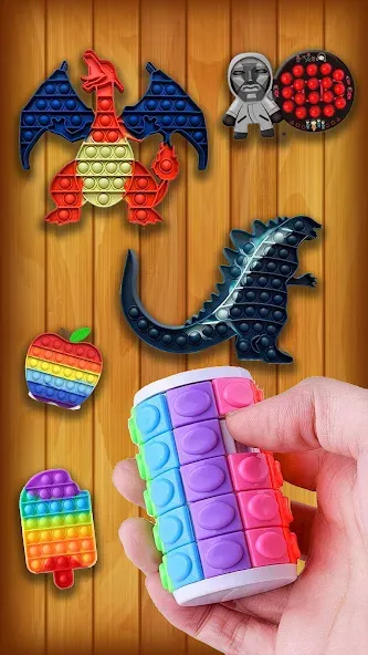 Antistress: Pop It Games 3D (Антистресс) [МОД Бесконечные деньги] Screenshot 4