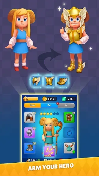 Dragono: Archer's Fire & Magic (Драгоно) [МОД Меню] Screenshot 4