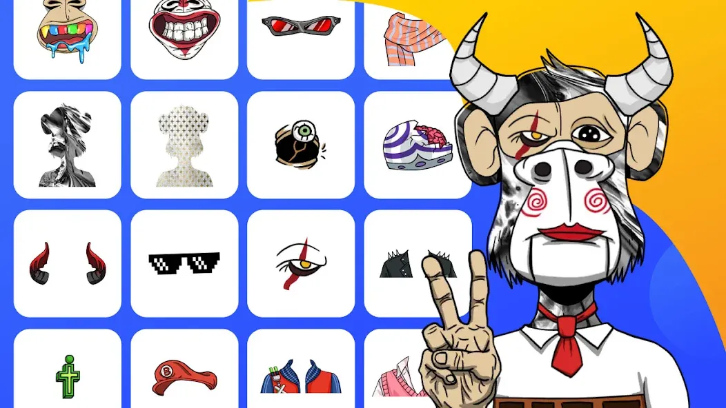 Bored Ape Maker - NFT Art (Боред Эйп Мейкер) [МОД Menu] Screenshot 3