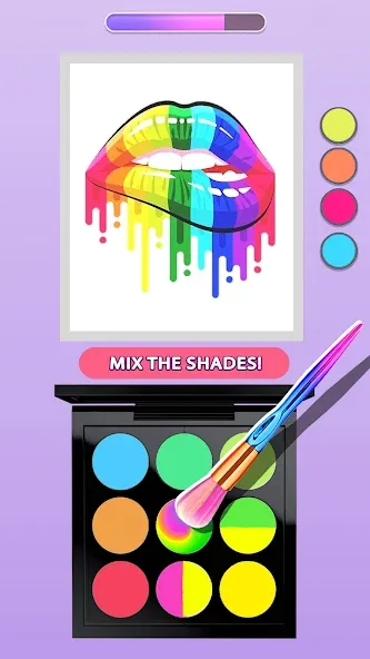 Makeup Kit - Color Mixing [МОД Unlocked] Screenshot 1