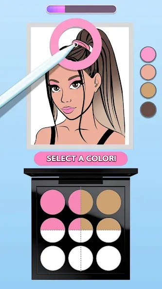 Makeup Kit - Color Mixing [МОД Unlocked] Screenshot 2