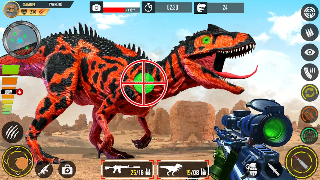 Real Dino Hunting Gun Games (Риал Дино Хантинг Ган Геймс) [МОД Unlimited Money] Screenshot 1