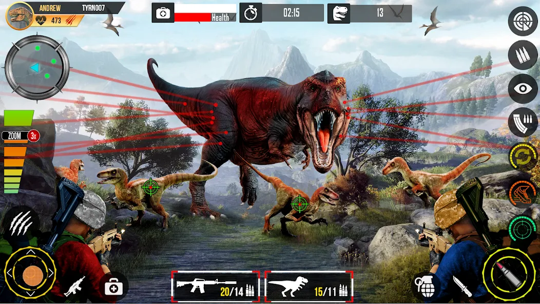 Real Dino Hunting Gun Games (Риал Дино Хантинг Ган Геймс) [МОД Unlimited Money] Screenshot 3