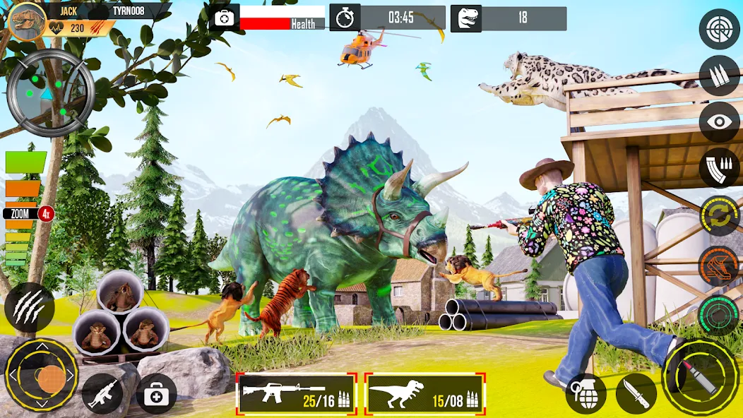 Real Dino Hunting Gun Games (Риал Дино Хантинг Ган Геймс) [МОД Unlimited Money] Screenshot 4