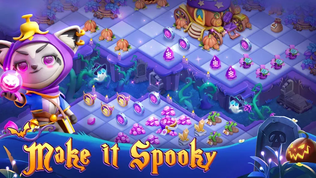 Boom Merge:Mahjong Match Tiles (Бум Мердж) [МОД Unlimited Money] Screenshot 1