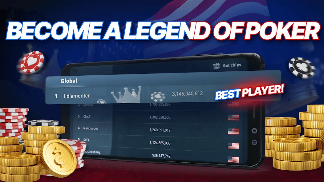 Appeak Poker – Texas Holdem (Аппик покер) [МОД Menu] Screenshot 4